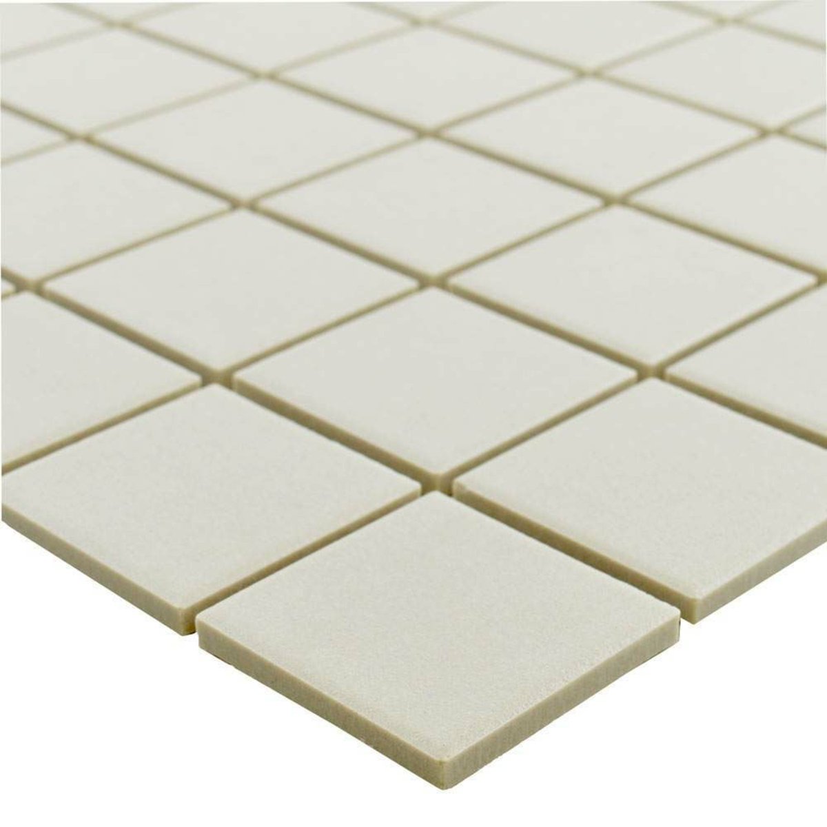 Victorian White Mosaic — alternative angle, buy tile UK