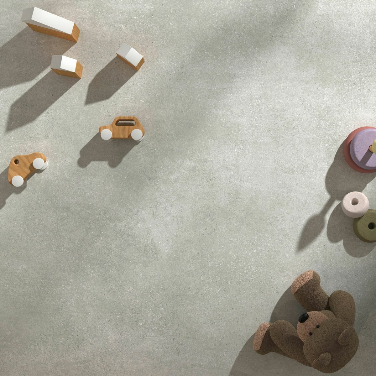 Vita Stone Effect Arena 90x90 — detail view, buy tile UK