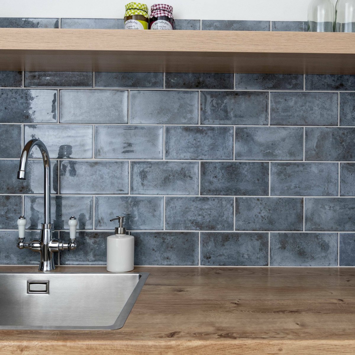 Clemence Jean 20x10 — installed room setting, buy wall tile UK