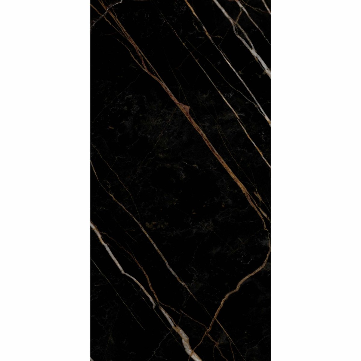 Kalahari Black Marble Effect 120x60 — close-up of the tile surface, buy floor tile UK