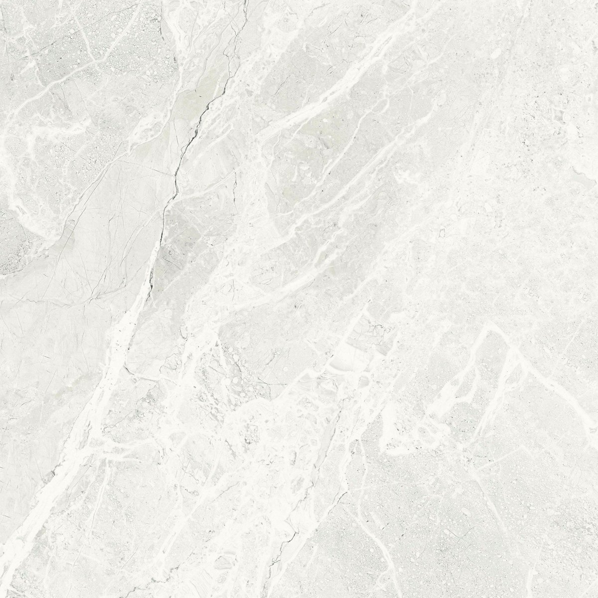 Makrana Breccia White Matt Wall and Floor Tiles — close-up of the tile surface, buy floor tile UK