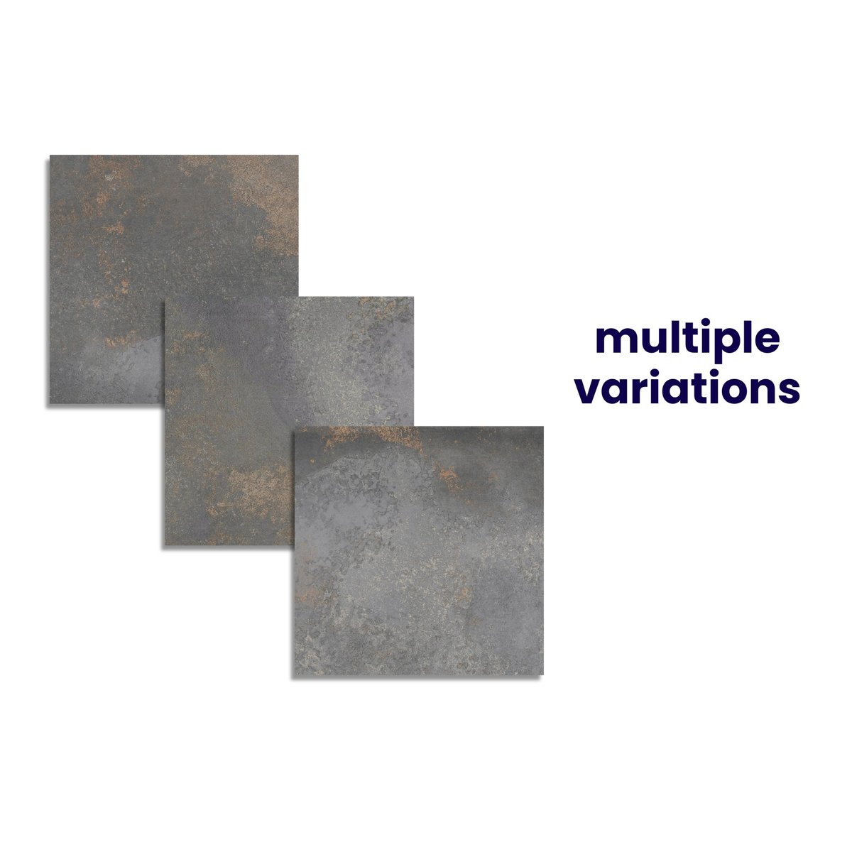 Yuri® Grafito 583x583 — installed room setting, buy floor tile UK