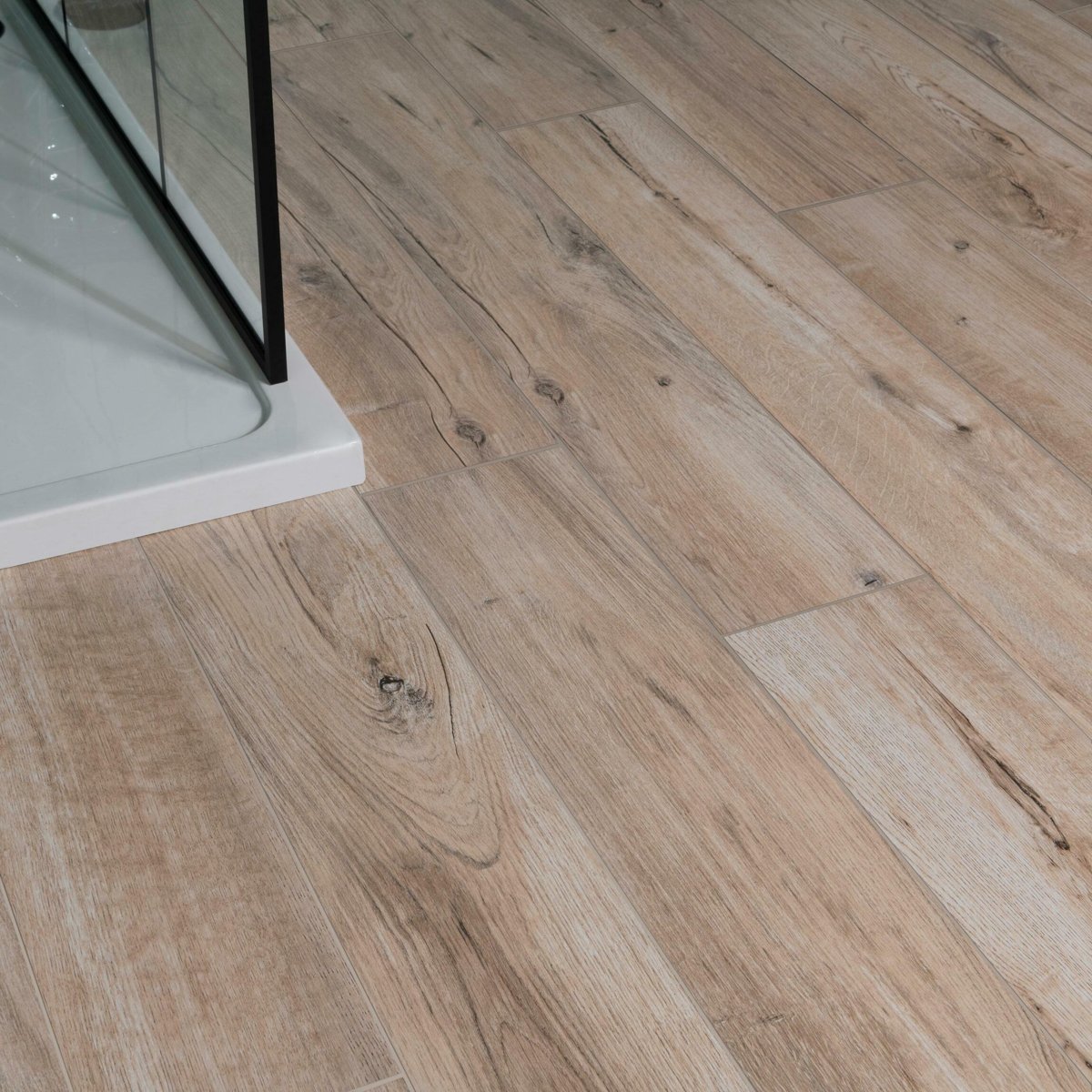Mumble H Natural Oak Wood Effect Tile 195x1215 — alternative angle, buy floor tile UK