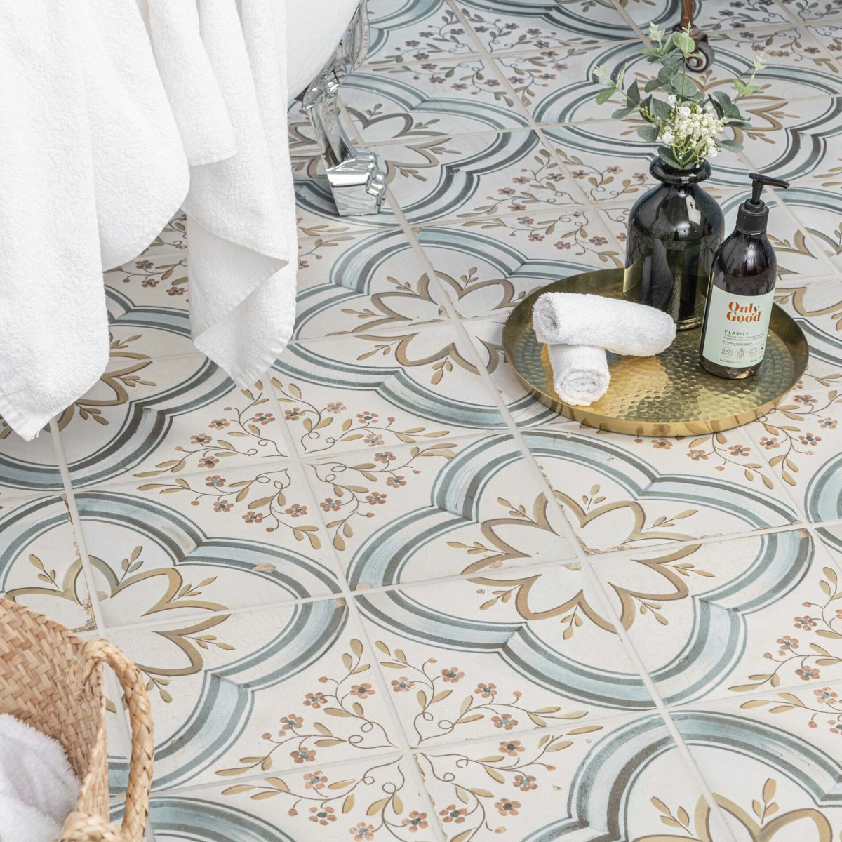 Vintage Industrial Nijar 450x450 — alternative angle, buy floor tile UK