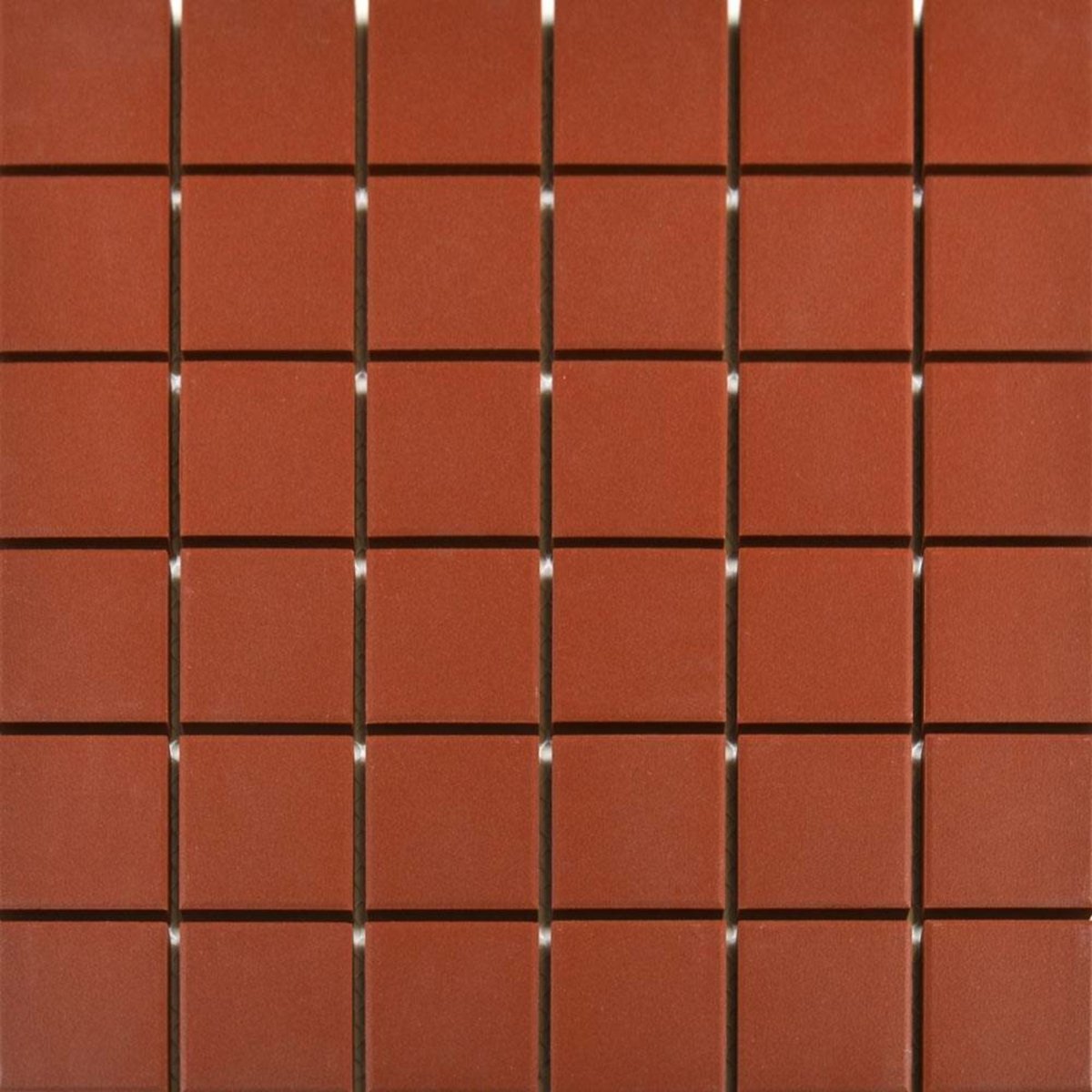 Victorian Red Mosaic — detail view, buy tile UK
