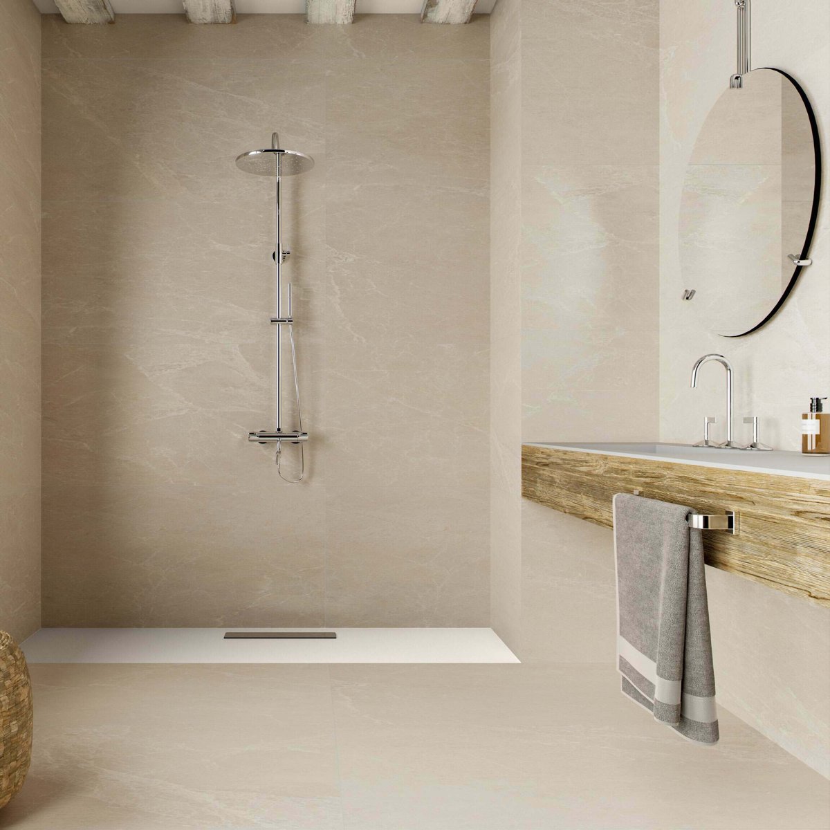 Signature Murano Mate Marfil 60X120 — detail view, buy floor tile UK
