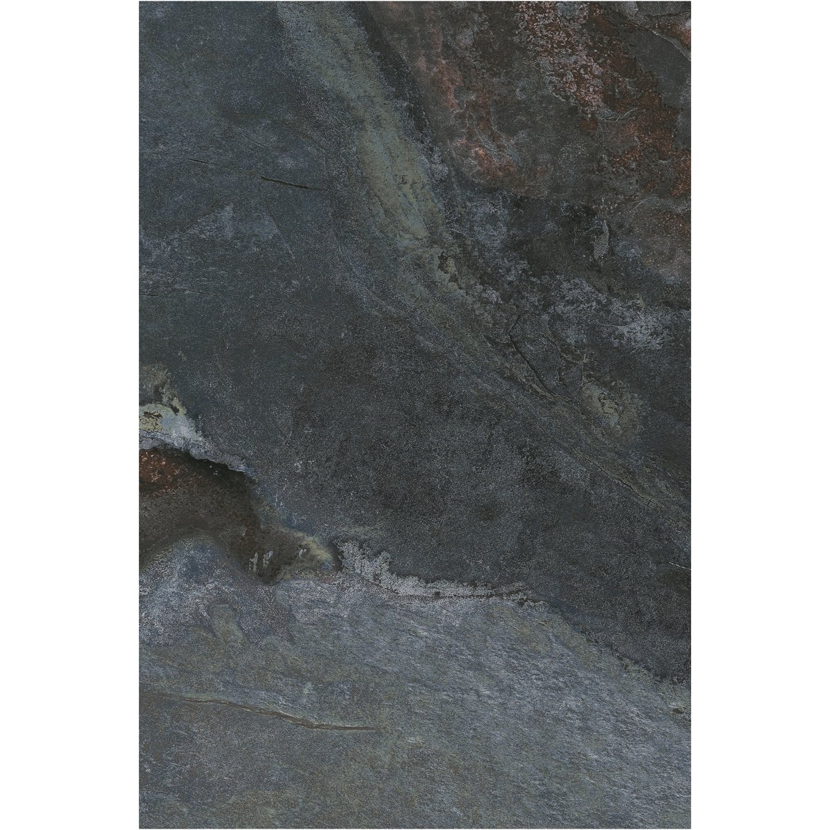 Newstone Sapphire Blue Matt Slate Effect Wall and Floor Tiles — detail view, buy floor tile UK