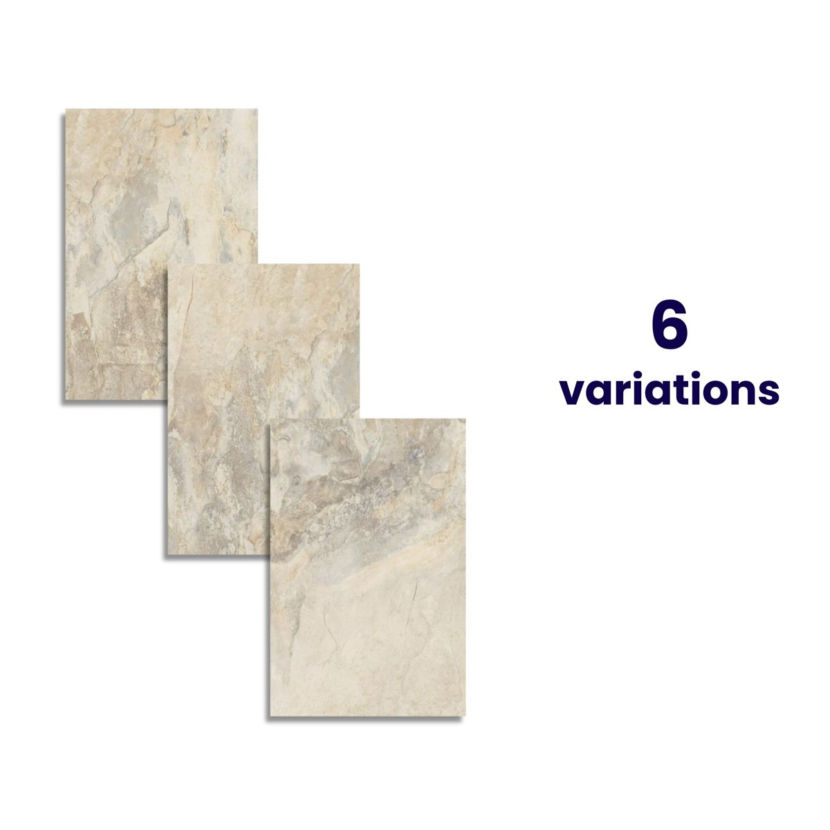 Keystone Cream Stone Effect Wall and Floor Tiles — alternative angle, buy floor tile UK