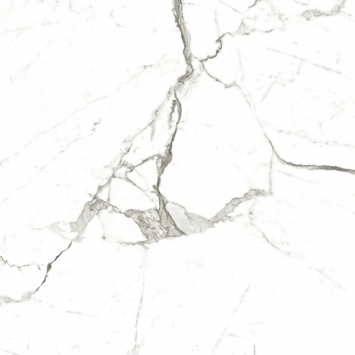 Versailles Carrara Marble Effect Matt 600x600 Tiles — close-up of the tile surface, buy tile UK