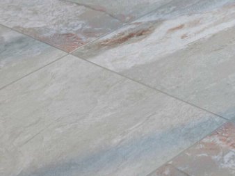 Newstone Iceberg Light Grey Matt Slate Effect Wall and Floor Tiles — alternative angle, buy floor tile UK