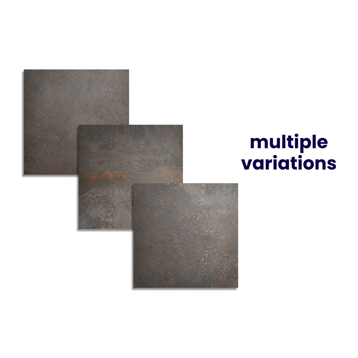 Yuri® Basalto 583x583 — installed room setting, buy floor tile UK