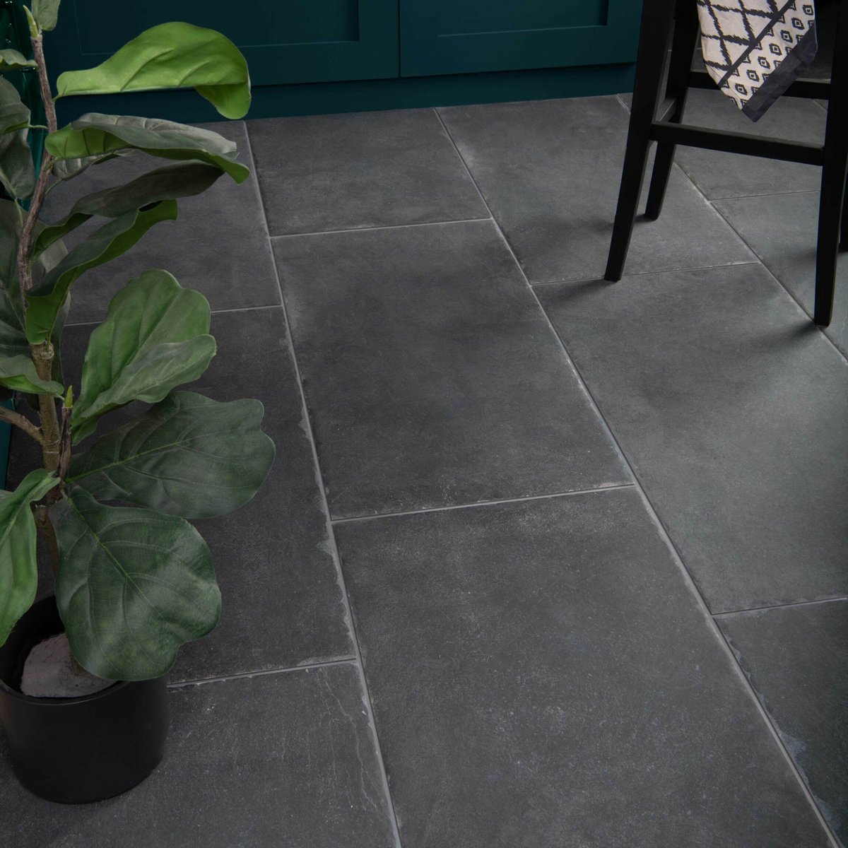 Proxi Antracite Stone Effect Tiles 48x96 — alternative angle, buy floor tile UK