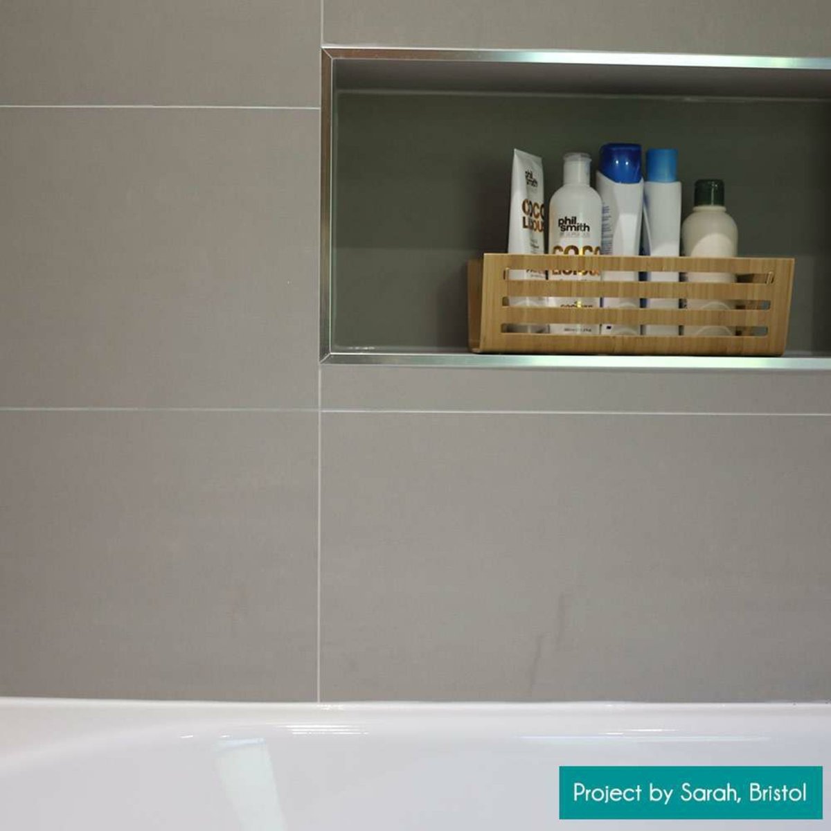 Gems Lounge Stone Effect Matt Grey 600x300 — detail view, buy floor tile UK