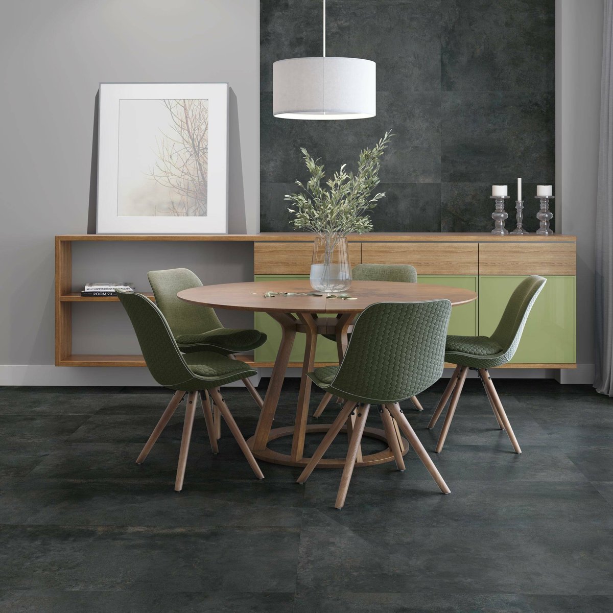 Metallique Iron Lappato 60x120 — detail view, buy wall tile UK