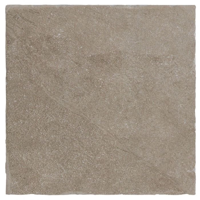 Proxi Tortora Stone Effect Tiles 48x48 — close-up of the tile surface, buy tile UK