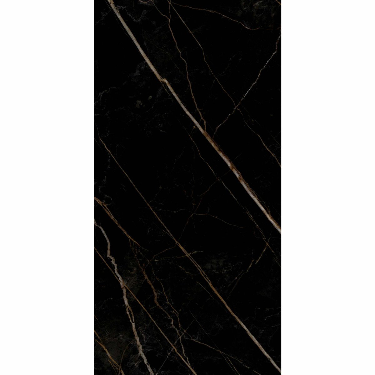 Kalahari Black Marble Effect 120x60 — installed room setting, buy floor tile UK