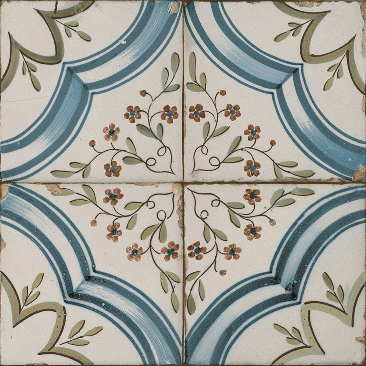 Vintage Industrial Nijar 450x450 — detail view, buy floor tile UK