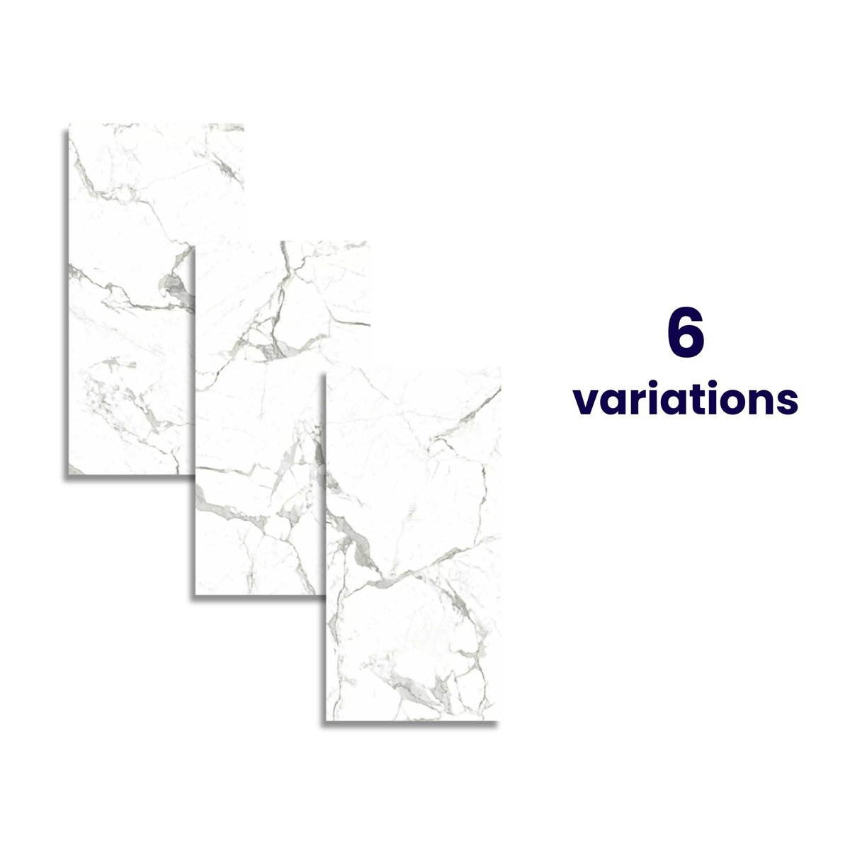 Versailles Carrara Marble Effect Matt 600x1200 Tiles — alternative angle, buy tile UK