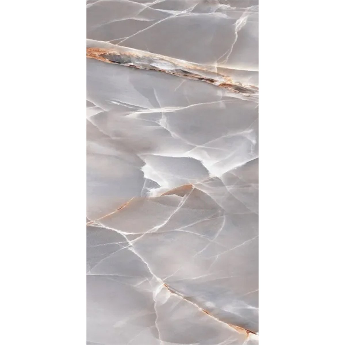 Omnia Grey Polished Rectified Wall and Floor Tiles — detail view, buy tile UK