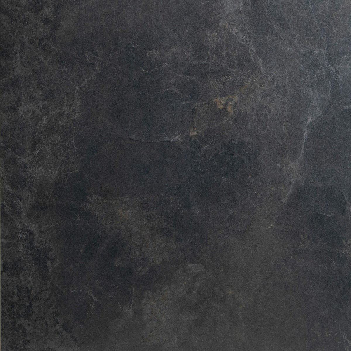 Strato Natural Rustic Black Slate Effect Matt Sparkle 600X600 — installed room setting, buy floor tile UK