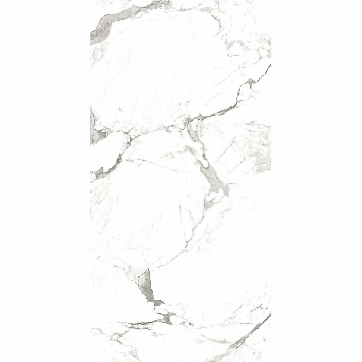 Versailles Carrara Marble Effect Polished 600x1200 Tiles — close-up of the tile surface, buy tile UK