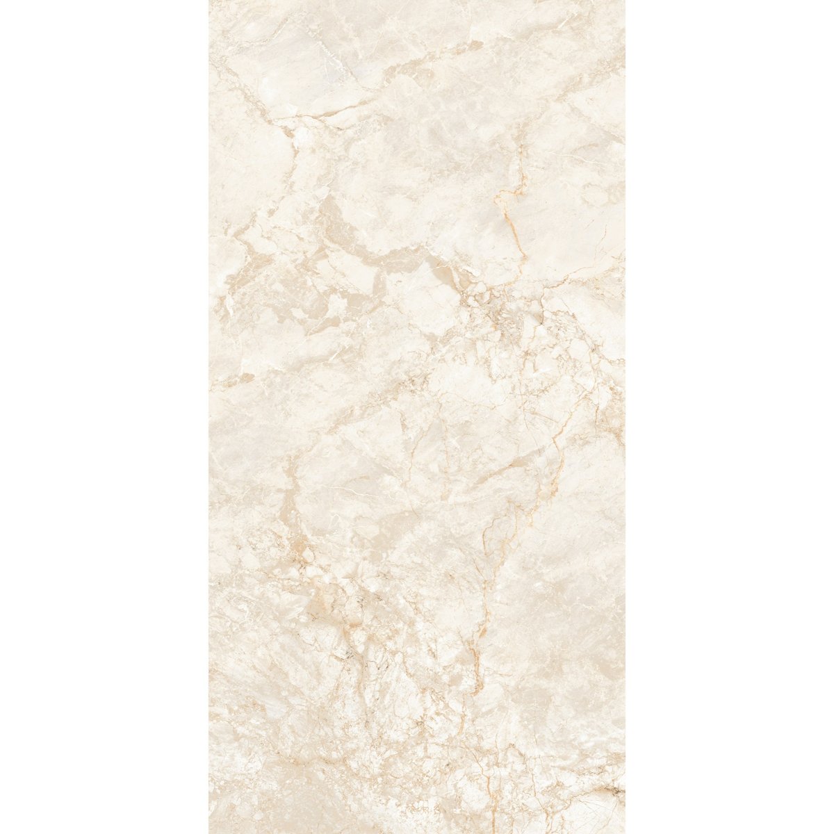 Tolana Ivory Marble Effect Large Polished Porcelain Tiles — installed room setting, buy tile UK