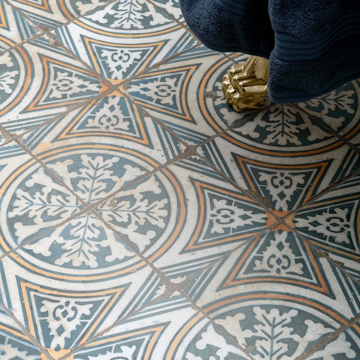 Vintage Industrial Divina 450x450 — alternative angle, buy floor tile UK