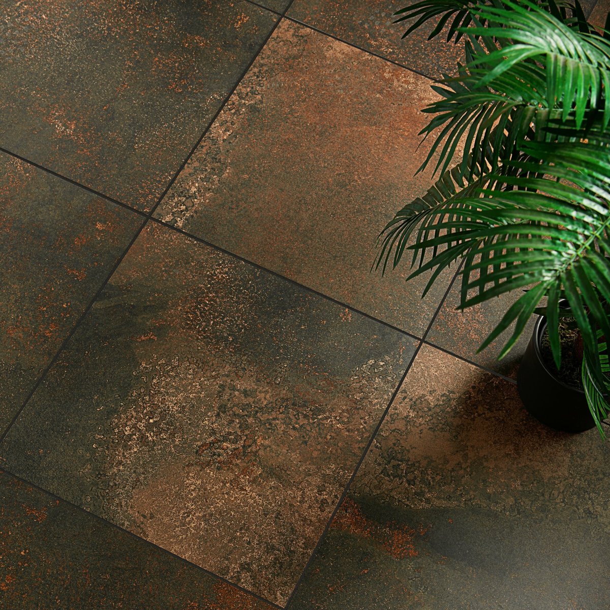 Yuri® Caldera 583x583 — detail view, buy floor tile UK