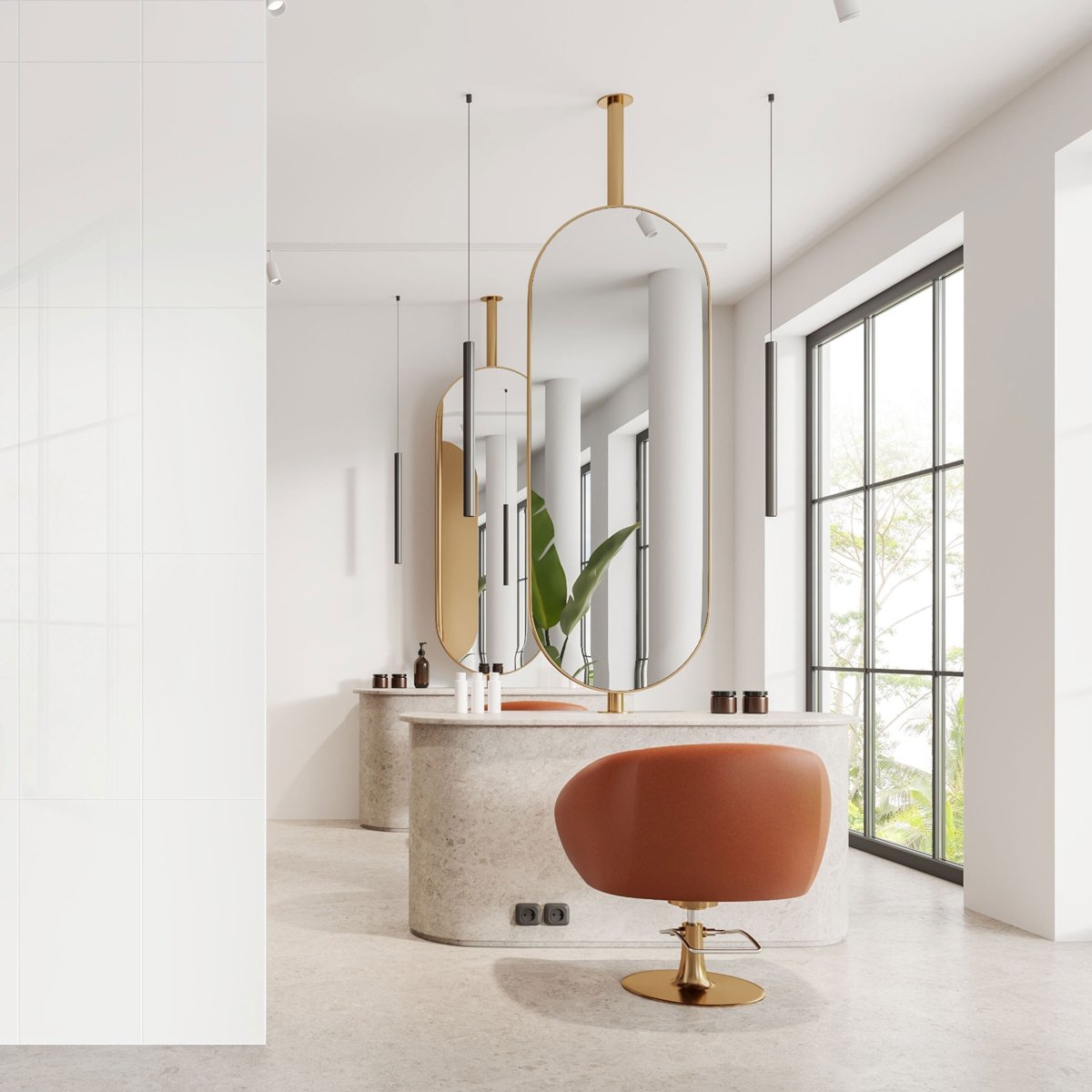 Gloss Flat White 600x300 Ceramic Wall Tiles — close-up of the tile surface, buy tile UK