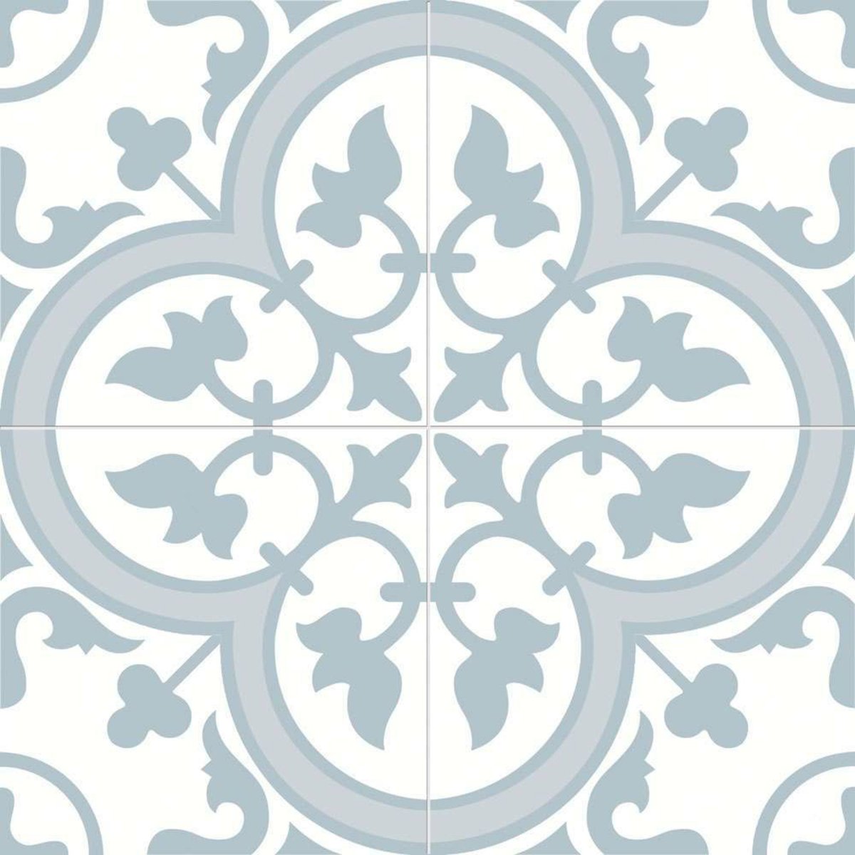 Bourton Lavanda Powder Blue — close-up of the tile surface, buy floor tile UK