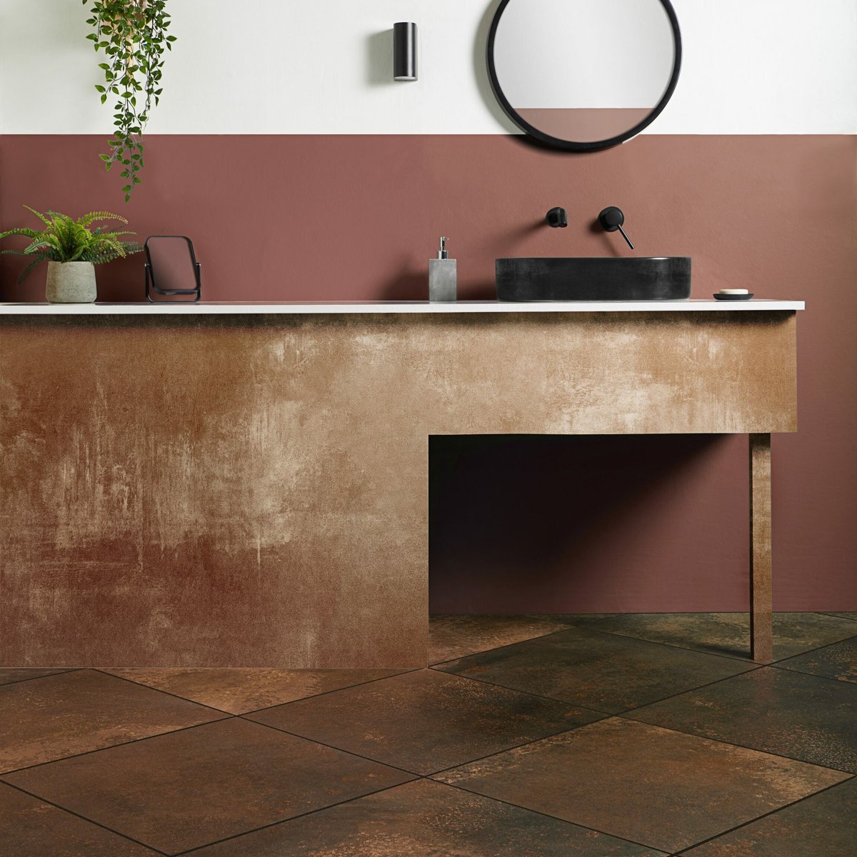 Yuri® Caldera 583x583 — alternative angle, buy floor tile UK